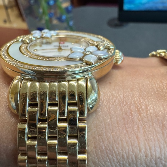 $6999 Michele Cloette Fleur Diamond Watch Limited Edition #0004/1000 - Picture 4 of 14